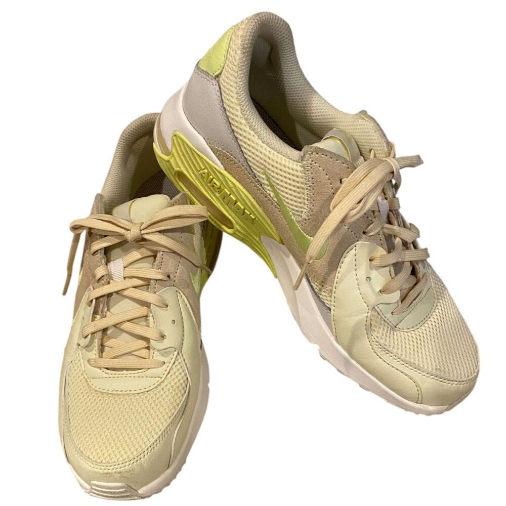 NIKE CD5432-700 Air Max Excee Alabaster/Light Lemon Twist Women's Sz 9